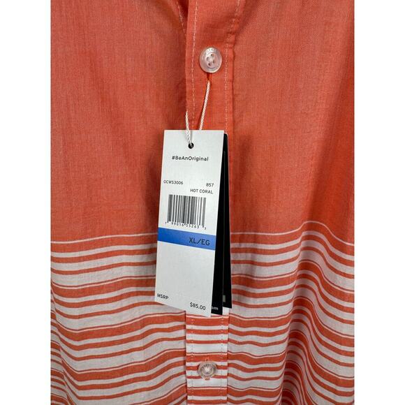 Original Penguin Short Sleeve Button Up NEW 100% Cotton Men's Size XL - Picture 4 of 8